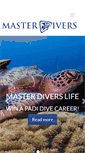 Mobile Screenshot of master-divers.com